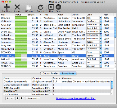 MIDI to MP3 Converter für Mac
