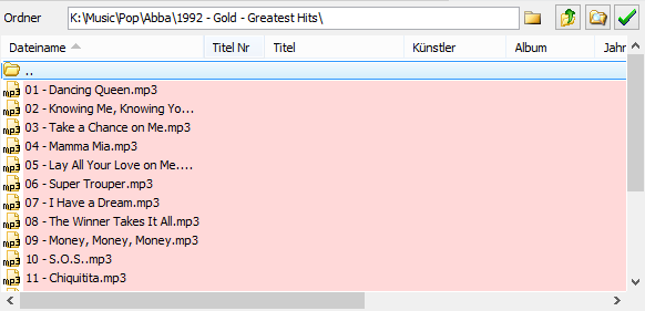 MP3 mit keinen Tags