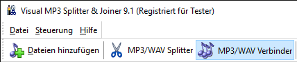 MP3 / WAV Verbinder