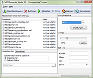 MIDI Converter Studio - MIDI to WAV