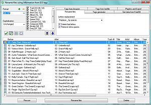 mp3Tag Pro - rename MP3