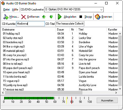 Audio CD Burner Studio