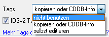 Wie ID3-Tags beim Konvertieren benutzt werden