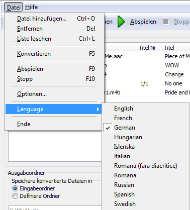 Free M4a to MP3 Converter in Ihrer Sprache