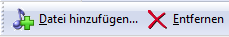 Klicken Sie Datei hinzufügen