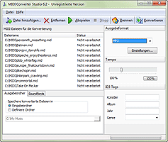 MIDI Converter Studio