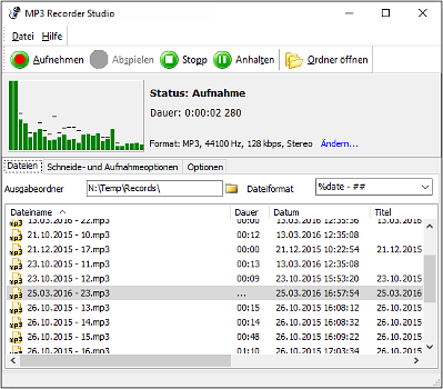 MP3 Recorder Studio