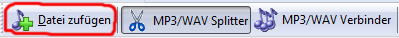 Audiodatei hinzufügen