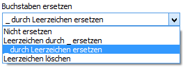 Buchstaben ersetzen