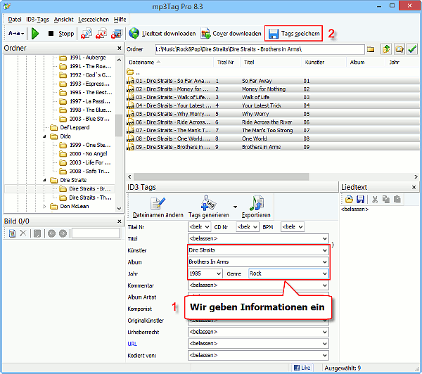 ID3-Tags bearbeiten