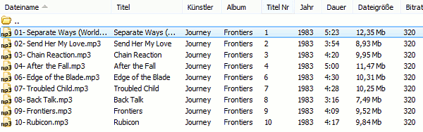 Audiodateien und ID3-Tags