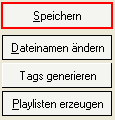 ID3 Tag speichern