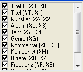 MP3 Tag Variablen
