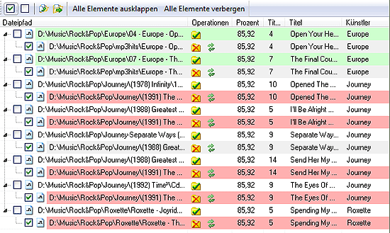 Doppelte Dateien gefunden